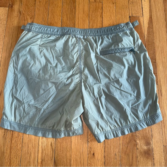 ORLEBAR BROWN DANE Swim Shorts Mens 34 Teal Trunks Liner Zip Pockets *FADED* - Picture 3 of 4